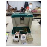 LOTS OF SCREWS & TOOL BOX