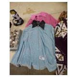 2 FANCY LADIES HORSE SHOW SHIRTS