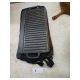 CAST IRON GRIDDLE WITH CASE