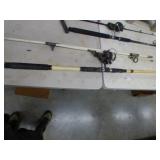 LARGE FISHING ROD AND REEL
