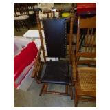 NICE ANTIQUE WOOD ROCKER