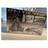 1/48 scale model kit of the Convair XFY-1 "Pogo,"