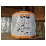 Window wrap, unused- garage