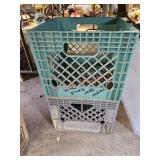 Two milk crates - garage