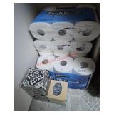 Toilet paper and Kleenex,  unopened - upstairs