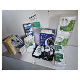 Diabetic testing supplies- upstairs
