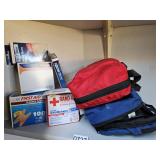First aid supplies- upstairs