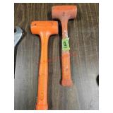 Two 21 oz deadblows - garage