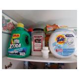 Chemicals and More: Partial Bottles (laundry room)