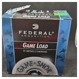 25 Rounds 12GA Federal Ammo Game Load (office)