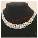 18" Rhodium over Sterling Silver 10-18mm