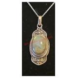 16X12mm Oval Labradorite Sterling Silver (office)