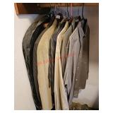 Dress clothes - upstairs