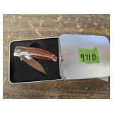 Lock blade knife- garage