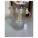 iridescent glass pitcher (kitchen)