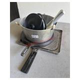 pot and pan lot (pantry)