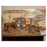 1/72 WWII Ground Vehicle Set-4 U.S. Ambulance &