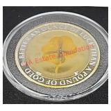 An ounce of luck .999 Silver coin with 4-Leaf