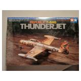Republic F-84G Thunderjet Model (living room)