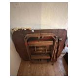 Vintage wood table 45x36  (kitchen)