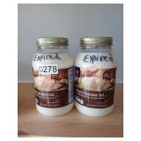 Pure Coconut Oil, Expired  (laundry room)