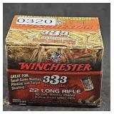 333 Rounds Winchester .22 LR Ammo (office)
