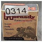 25 Rounds Hornady 9mm Luger Ammo (office)