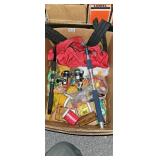 Fishing Pack, collapsable poles, contents (living