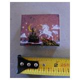 Small brass trinket box - upstairs