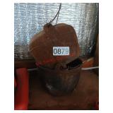 Hanging Metal Pots (garage)