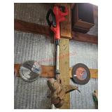 Craftsman 14" electric lawn trimmer- garage
