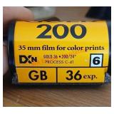 Kodak Gold 200 35mm film for color prints Gold 36