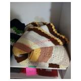 Knitted Afghan (bedroom)