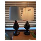 Pinecone Lamps 18inch (dining room)