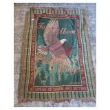 Eagle Throw Blanket 46x66 (dining room)