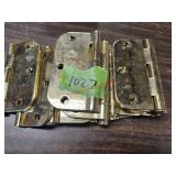 Brass hinges - garage