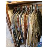 50+ flannels and button down shirts, all size XL