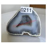 Polished Brazilian Agate Geode (dining room)