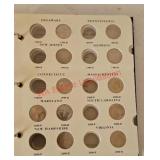 Commemorative Quarters Book with 11 Quarters