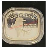 Australian Kookaburra 1/2 Oz Silver Coin (office)