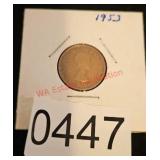 1953 Canadian 1 Cent (office)