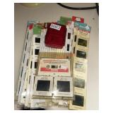 collection of vintage travel slide sets (kitchen)