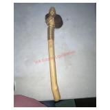 Native American stone head tomahawk or homemade