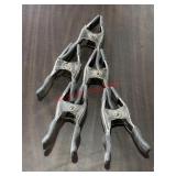 Lot of 5 Heavy Duty Clips          (Garage)