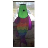 rainbow fish windsock (garage)