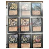 Binder full of magic cards (dinning room)