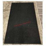 heavy-duty black entrance or utility mat,(Dinning