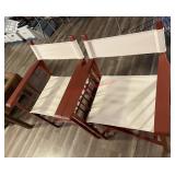 Two classic-style folding director's