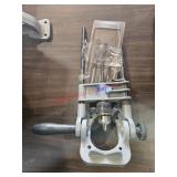 Drill press attachment for drill - garage