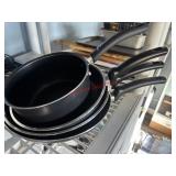 Nice Set of Tfal Pots and Pans      (back house)